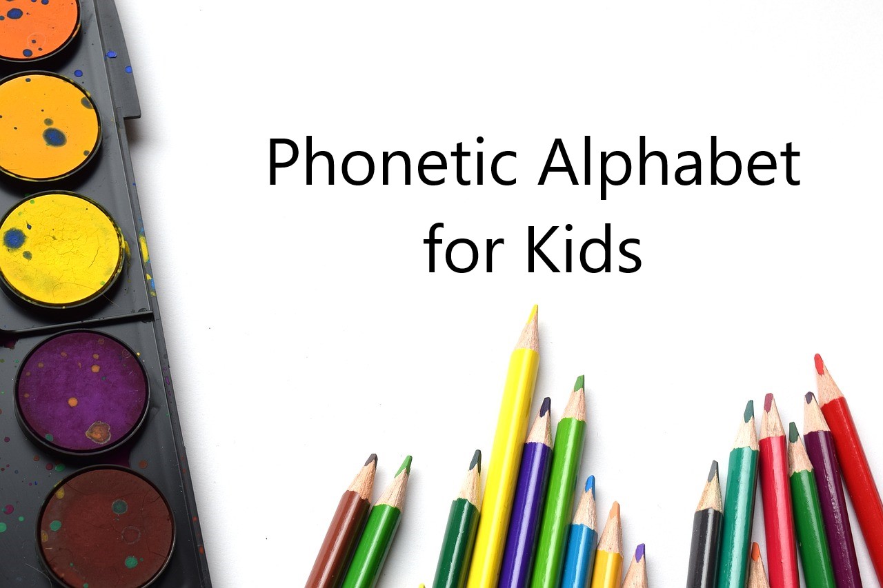 Phonetic alphabet for kids