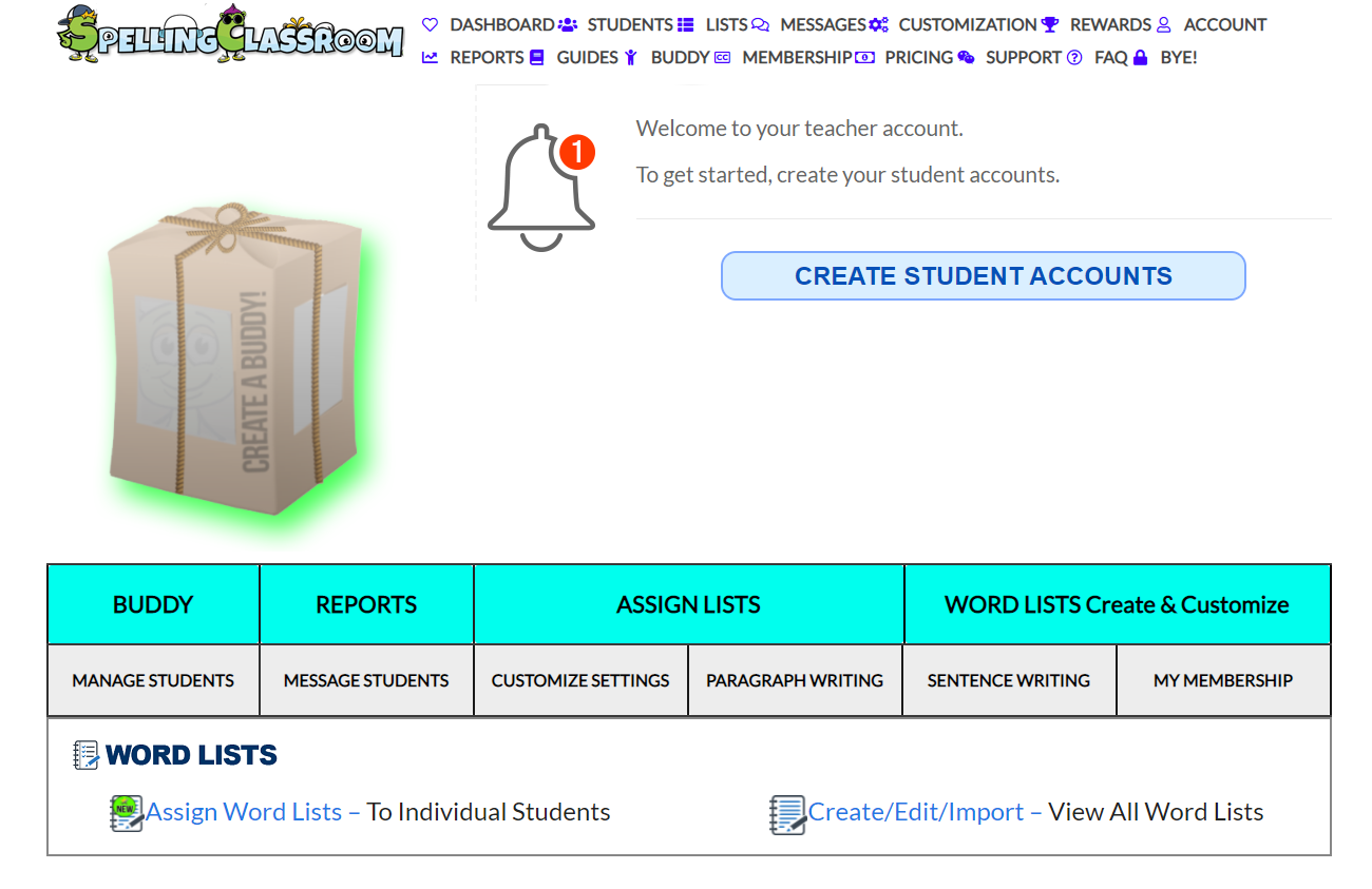 spelling classroom review